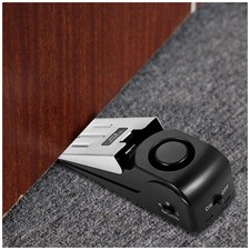 2 Pack Door Stop Alarm 120dB Siren Black