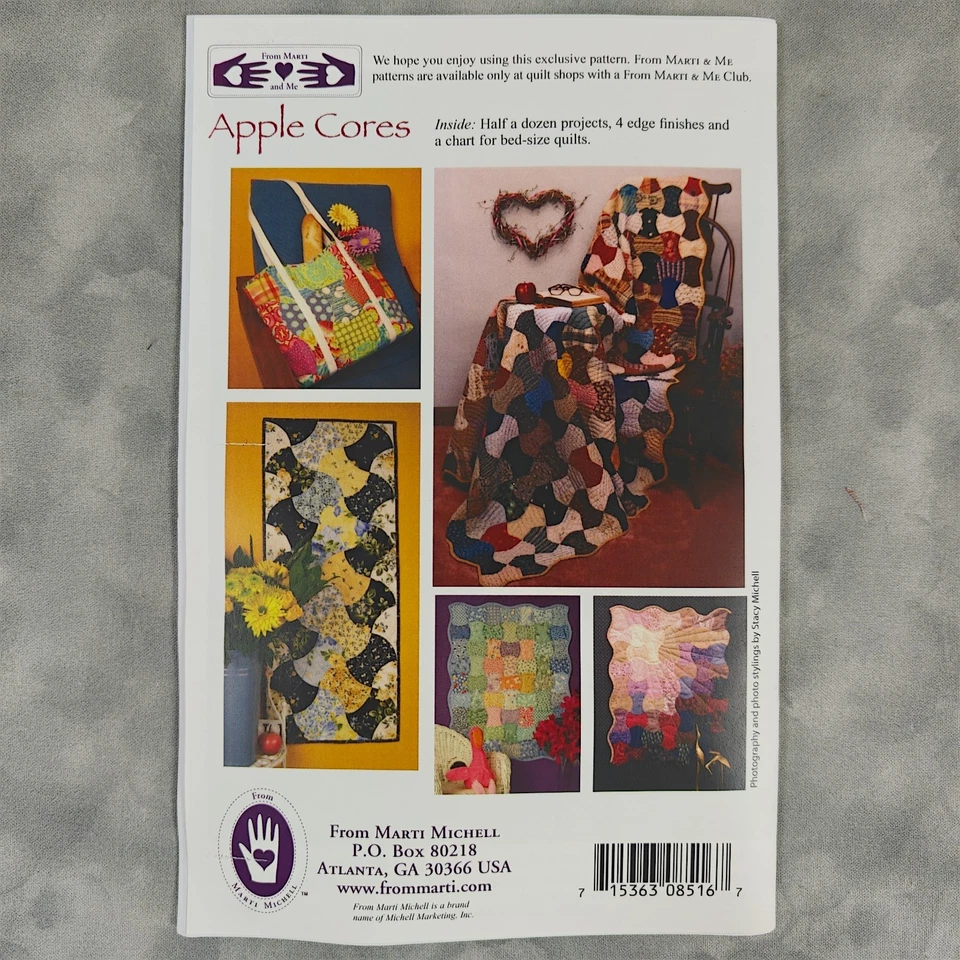 From Marti & Me Apple Cores Quilt Pattern #8516 – Uses Marti Michell Set #8103 - Image 3 of 3