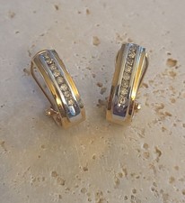 Ohrringe 14 Karat Gold Diamant