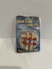 Brain Teaser 3-D Interlocking Real Wooden Puzzle Casse-Tete NEW Ages 6+