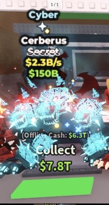 Steal A Brainrot Cerberus Cyber 2b+