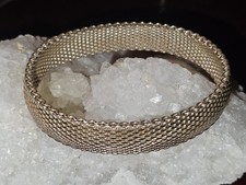 Godfrey Carter GC 925 Sterling Silver Somerset Mesh Bangle Bracelet
