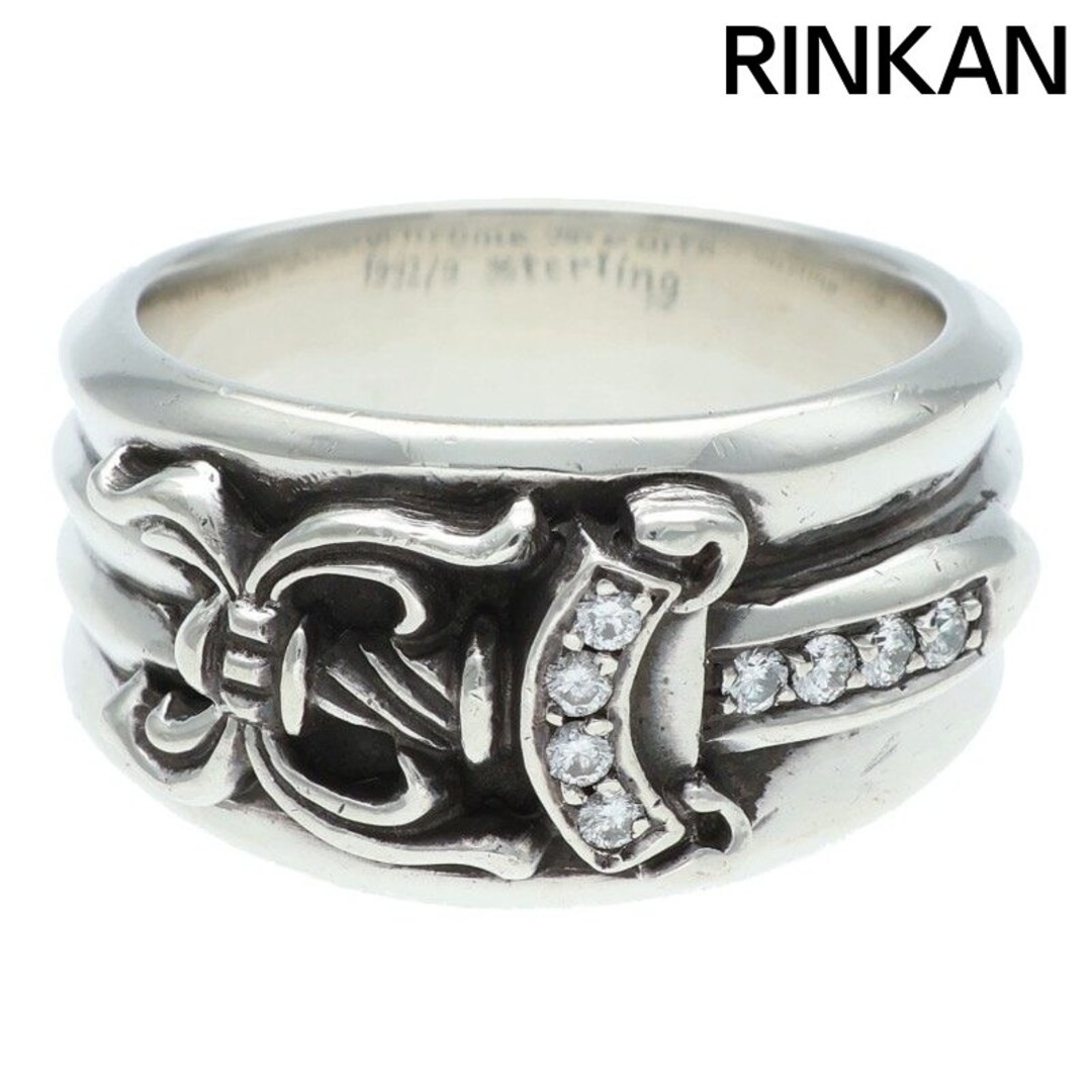 Chrome Hearts Dagger P DMND Pave Diamond silver Ring Men's Size 23 Used b52427a0