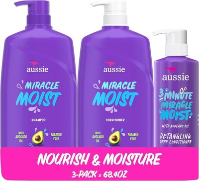 Miracle Moist Shpoo and Conditer Minute Miracle Deep
