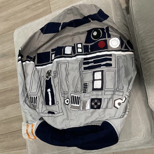 Pottery Barn Kids Star Wars R2-D2 Beanbag Cover 100% Cotton Lock Zipper