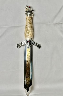 Rare Franklin Mint 1988 The Viking Dragon Knife Dagger By Sid Burt Knife Only