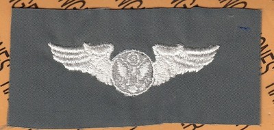 USAF Air Force Enlisted Aircrew Badge 1960-70's Flight Suit ~4'' patch