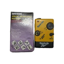 Sportie Reebok All-sport AM/FM All Weather Receiver Radio G