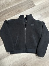 Under Armour Women  s Sherpa Fleece Jacket Black Size Small Full Zip