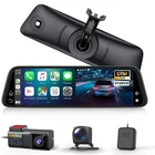 AUTO-VOX T11 OEM Mirror Dash Cam w/CarPlay & Android 2K Front & Rear View Camera
