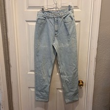 L.A. Blues Womens Jeans Light Wash High Rise Y2K Mom Jeans VTG Cotton Denim 12