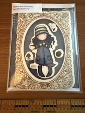 Santoro London Gorjuss Girls Rubber Stamp Set - Toadstools - New w/o box