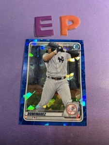 2020 Bowman Chrome Draft Sapphire Jasson Dominguez #BD-151 Yankees Rc