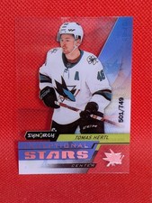 2020-21 UD Synergy Hockey Exceptional Starts Clear Cut ES-12 Tomas Hertl /749