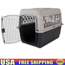 Hard-Side Pet Kennel Dogs Travel Carrier Portable Easy Assembly Durable Safety