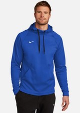 Nike Men's Dri-Fit Pullover Hoodie Royal Blue Size Small
