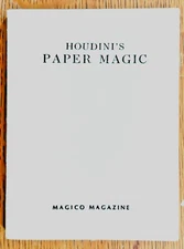 Houdini's Paper Magic by Harry Houdini - Magico Magazine Paperback