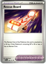Rescue Board 126/131 Uncommon Trainer - Prismatic Evolutions