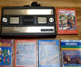 1979 Mattel Intellivision 1 Console 6 Games + Game Boxes & Accessories Tested!