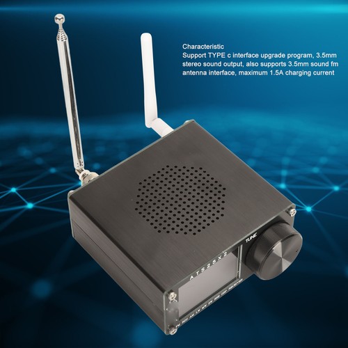 Full Band Radio Receiver Touchscreen Shortwave FM LW MW SW SSB Receiver Alu OU - Picture 24 of 24