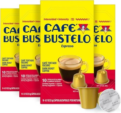 Bustelo Aluminum Espro sules, Dark Roast Coffee,