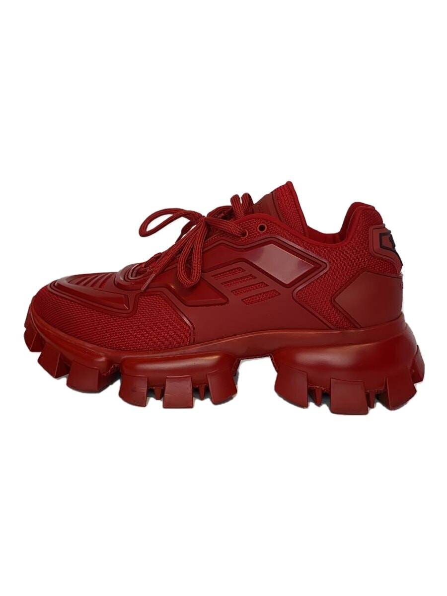 PRADA CLOUDBUST THUNDER Low-Top Sneakers UK7 in Vibrant Red 2EG293