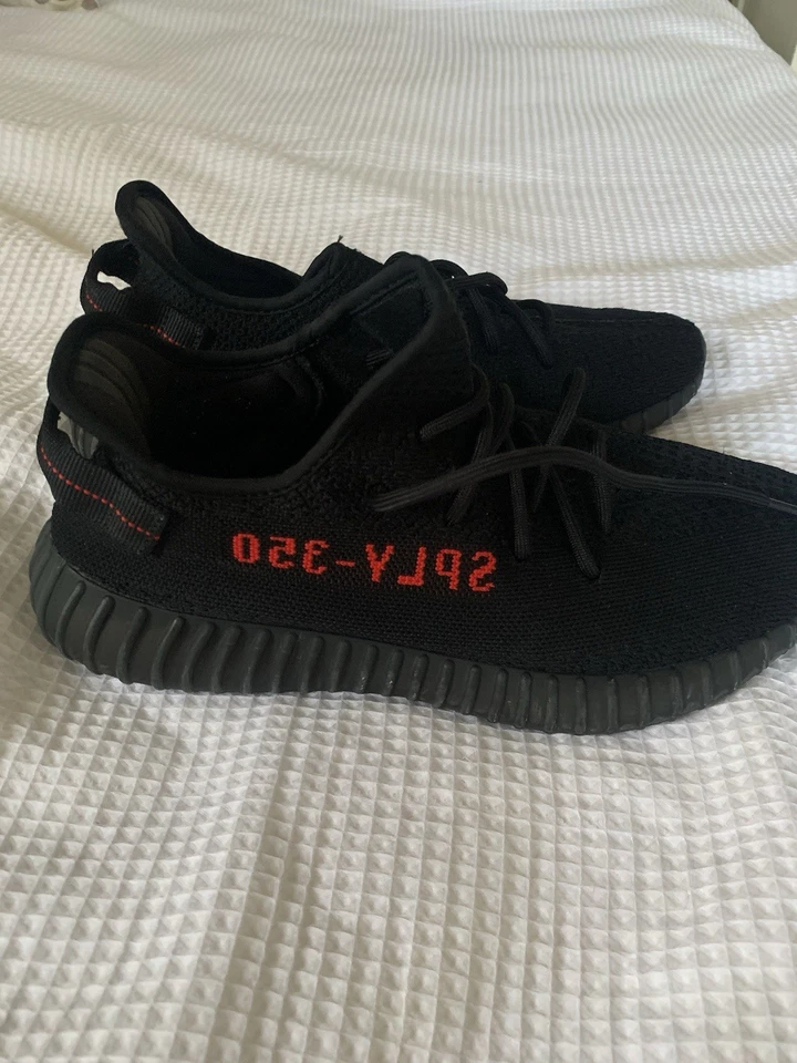 Size UK 11 - adidas Yeezy Boost 350 V2 Black Non-Reflective, photo 3 of 5