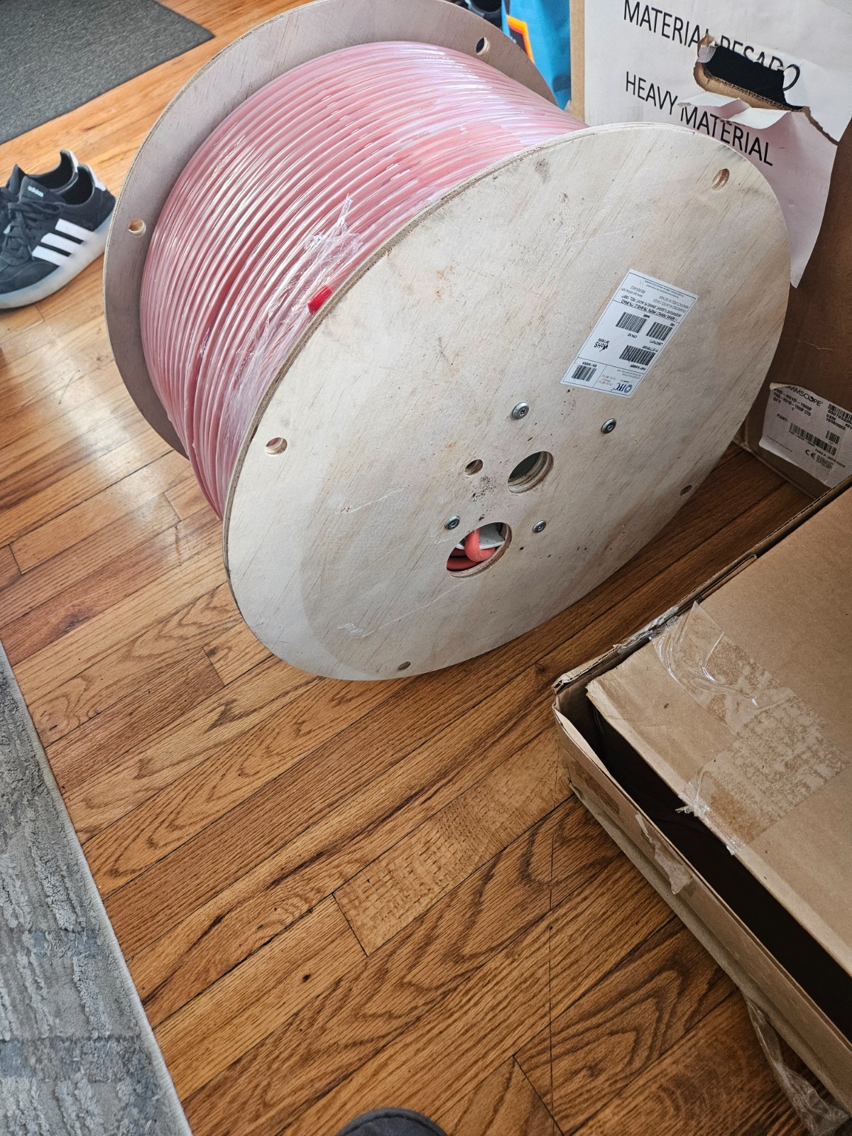 1000 FT RG11 Underground COAX CABLE INDOOR/OUTDOOR orange Direct Burial  w GEL