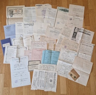 Dokumente Fotos Konvolut Fam. Binne Mühlberg Genealogie