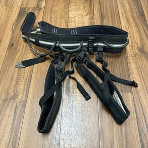 Vintage Arcteryx Climbing Harness Adjustable Black Size Large