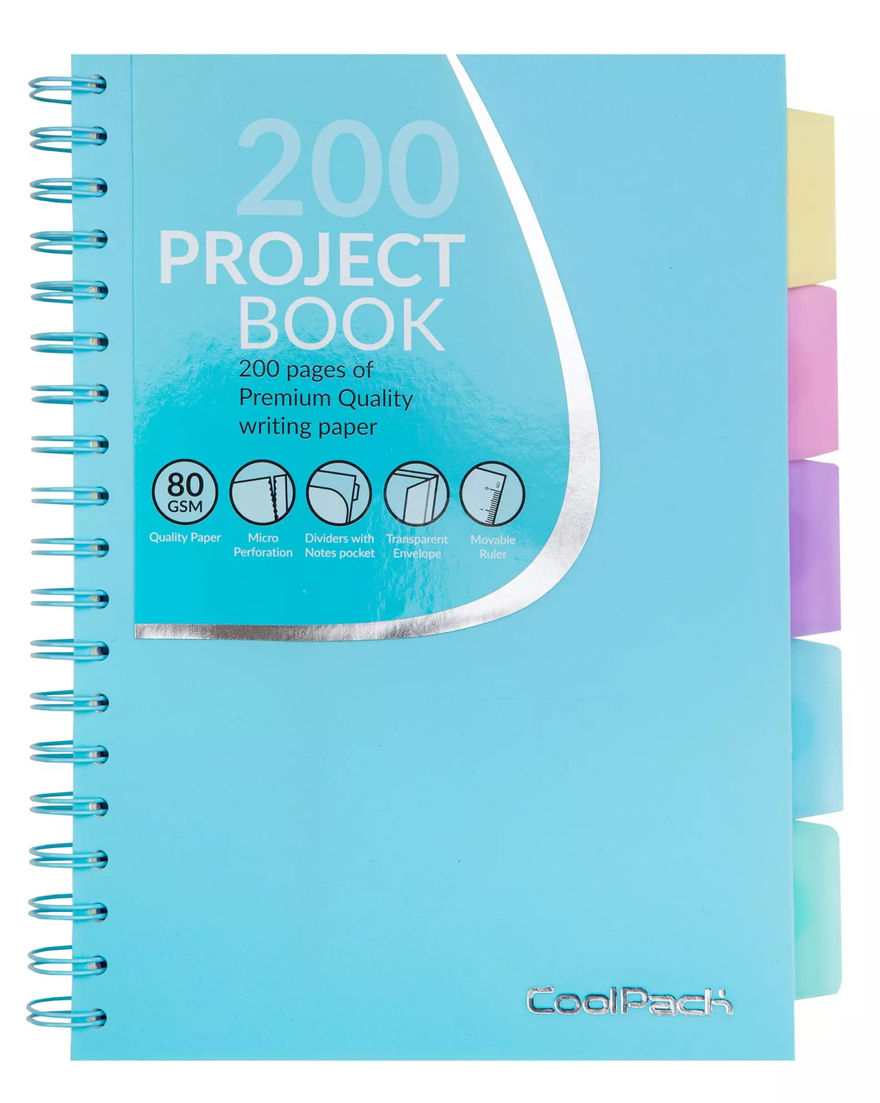 5903686378751 Koozeszyt B5   Coolpack Pastel Powder Blue Patio