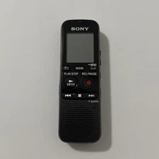 Sony ICD-PX333 Digital Handheld Voice Recorder - Black - Works!