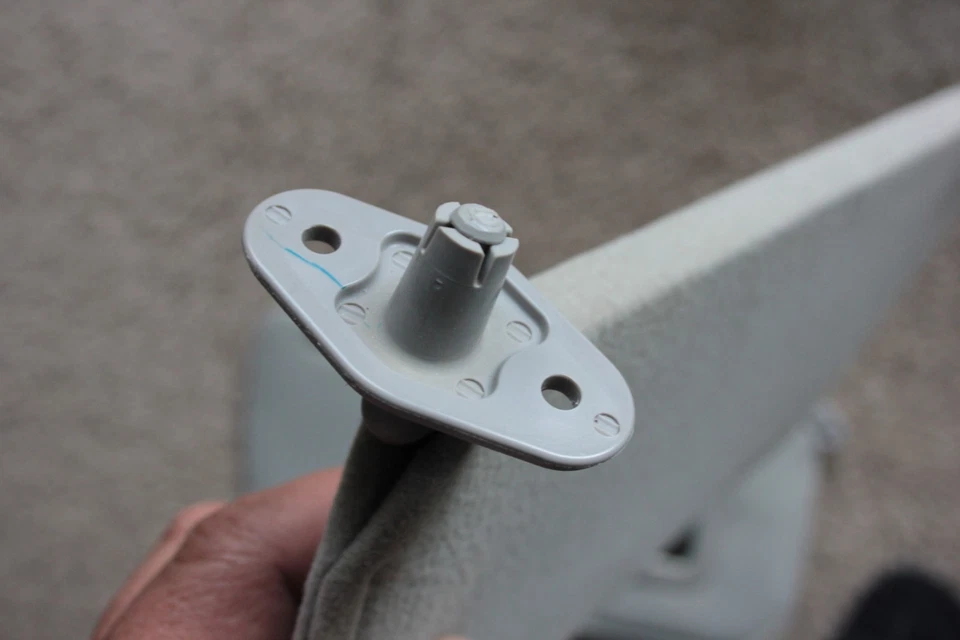 Juego Par Nissan Frontier King Cab 2000-2001 Derecha Derecha Parasol Espejo Gris Tela 15 Foto 4 de 4