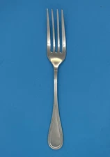 GOURMET SETTINGS GON23 GLOSSY STAINLESS FLATWARE OUTLINE EDGE DINNER FORK 8-3/8"
