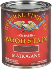 General Finishes Oil Based Penetrating Wood Stain, 1 Quart, Mahogany