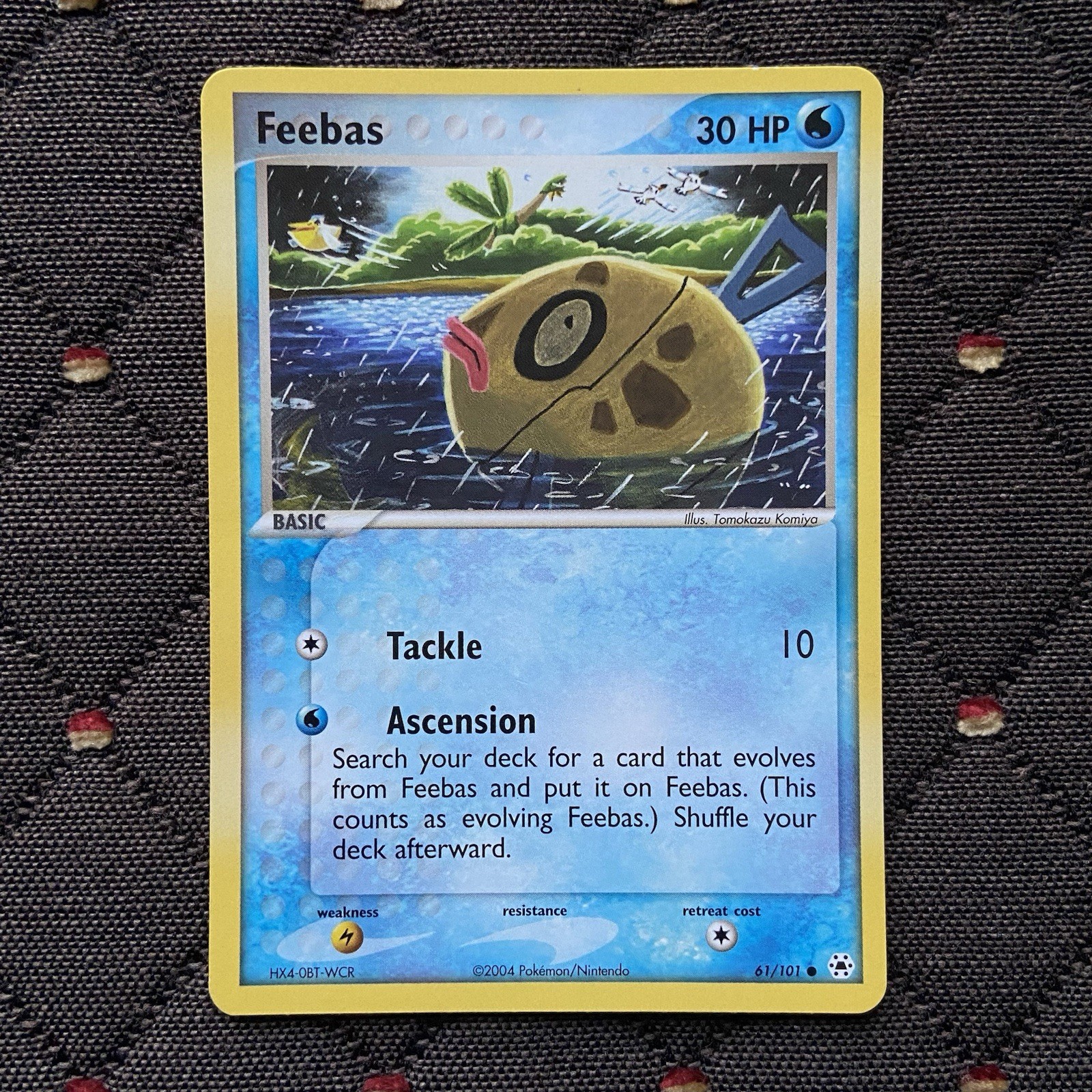 Feebas EX Hidden Legends 61/101 Pokemon TCG | Tomokazu Komiya | LP