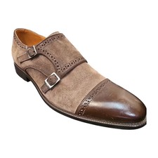 Lacuzzo ZQ38 Monk Strap Buckle Shoe