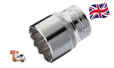 1Pc 27mm Socket 1/2" Drive 12 Point Short Ratchet Auto Repair Tool