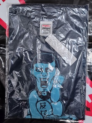 Punk Drunkers PDS Fortune Cat Tee Shirt Blue Glow GID Version ( Large Size )