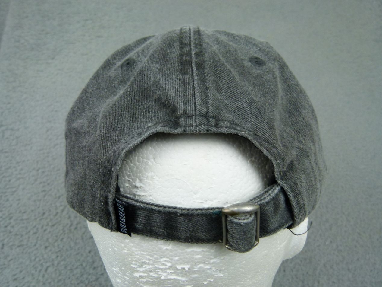 Pull&Bear Gray Adjustable Strapback Logo Hat Size… - image 4