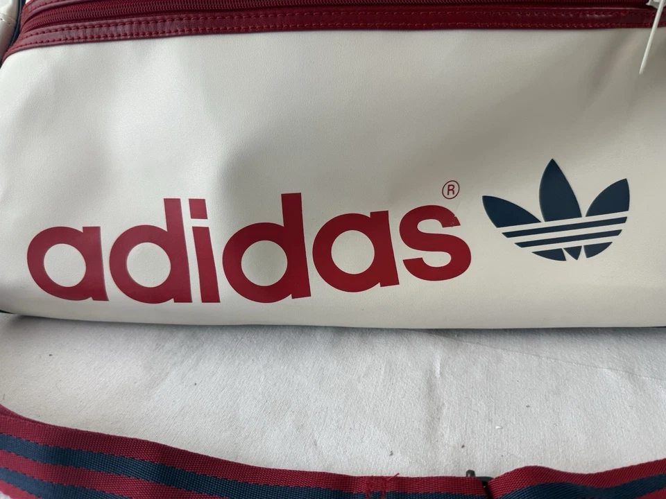 Bolso de Lona Adidas Originales Adicolor Cuero sintético Poliéster Rojo Blanco Foto 2 de 4