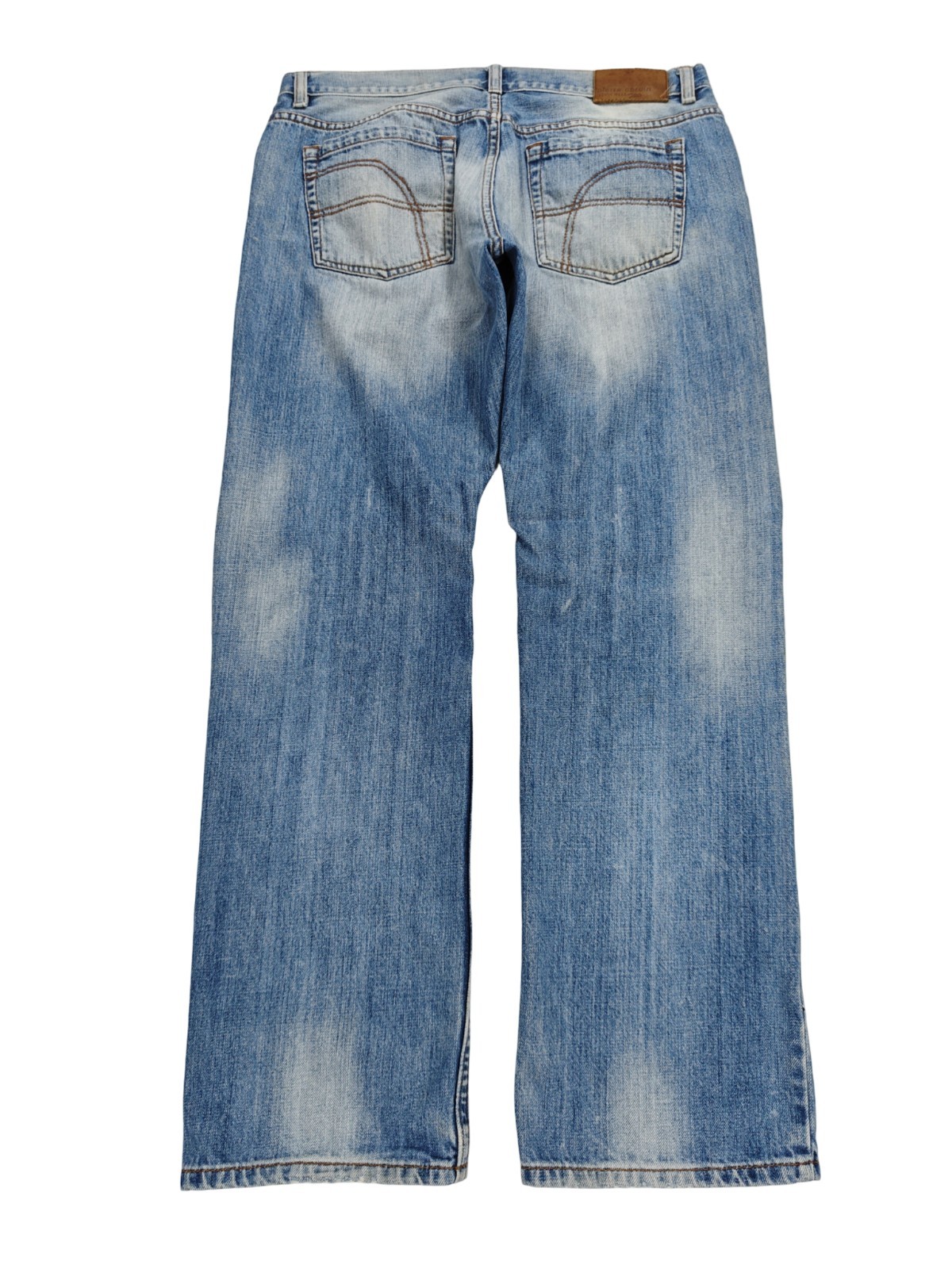 Pierre Cardin Straight Jeans Men's Size 35W 31L Blue Designer Urban Fade image 3