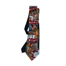 Vintage Flintstones Tie Mens One Size Fred Wilma Cartoon Novelty Neckwear 90s