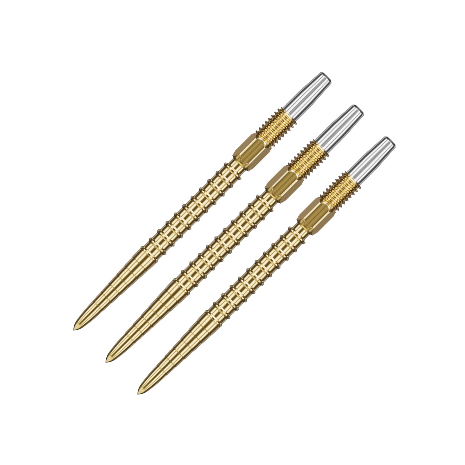 Swiss Point Dart Points Chrono 26mm Or | Pointe Fléchette Acier Interchangeable Longueur 26 mm