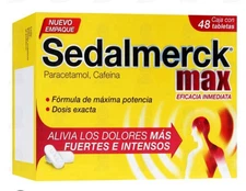 SEDALMERCK MAX   Pain Reducer/ DOLOR 48 Tablets Box!!