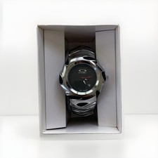 Oakley Blade Watch Stainless Steel Black Dial...