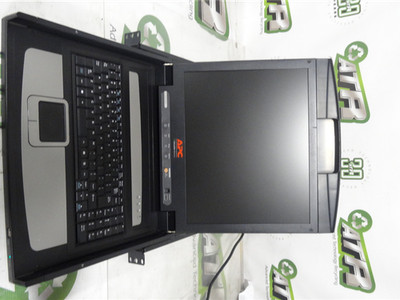 APC AP5717 Rack Console 17in LCD Display 1U with Keyboard Mouse PS2 USB