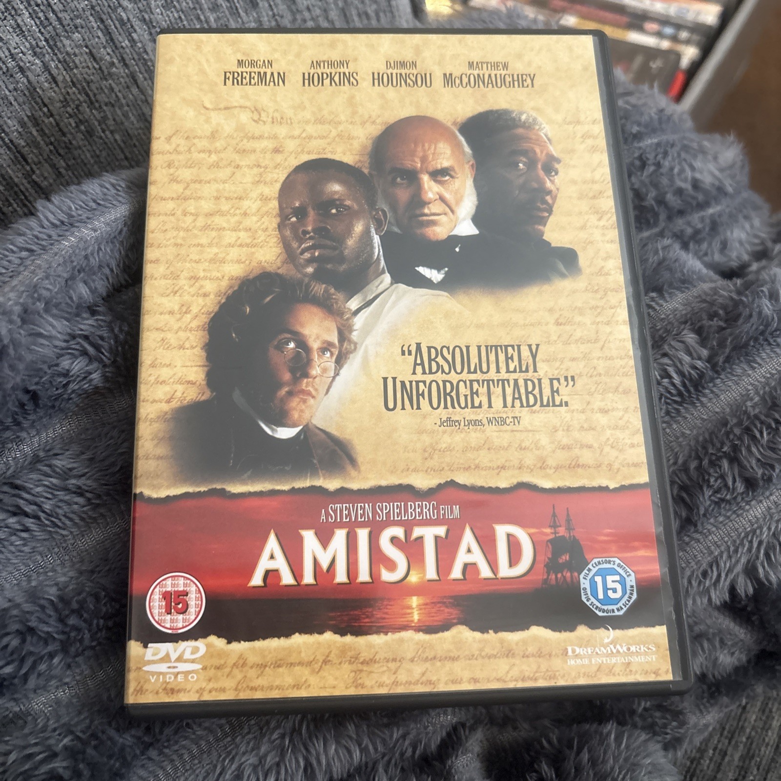 Amistad DVD (2006) Morgan Freeman, Spielberg