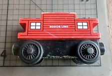 Thomas Wooden Sodor Line Caboose Red 2001 Loose