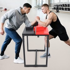 Professional Arm Wrestling Table w/ 2 Elbow/Forearm Pads, Foldable Battle Table